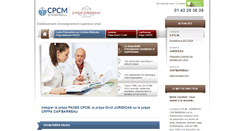 Desktop Screenshot of cpcm-juridicas.com